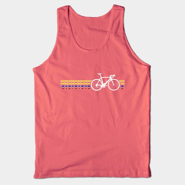 Bike Stripes Colombia (Chain) Tank Top by sher00